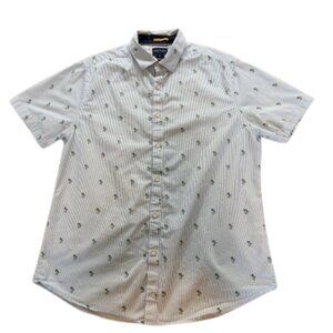 Ricky Singh Denim & Flower Men’s Large Slim Fit Shirt